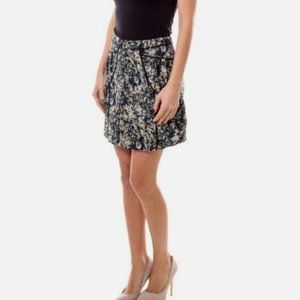 Lilu Silk Floral Skirt